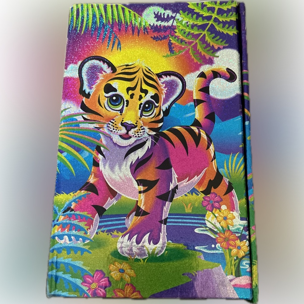Lisa Frank Forrest Diary and addresses memo pad, stickers and calculator.